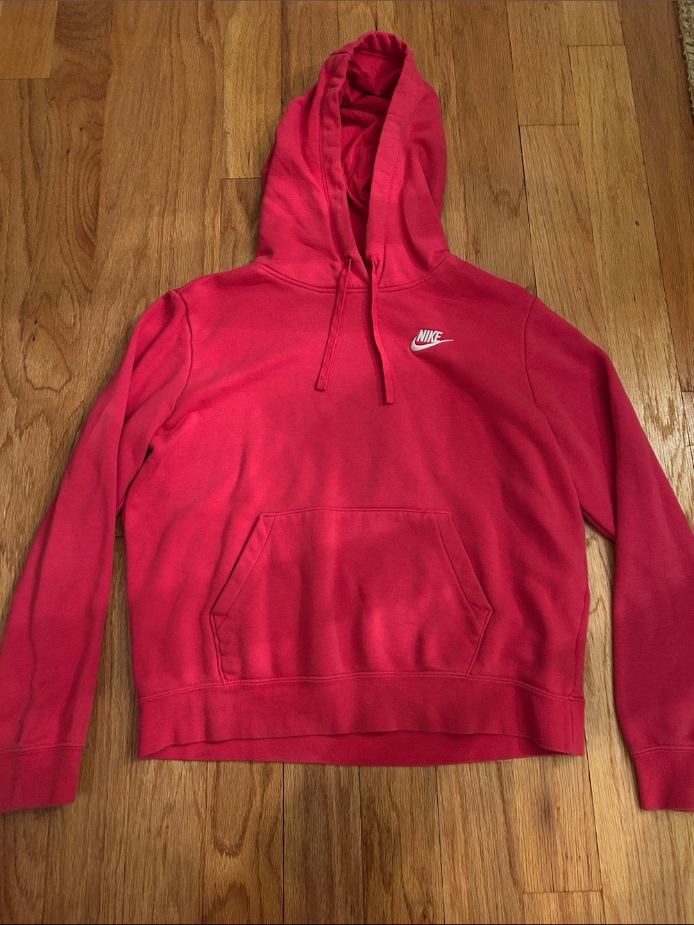 Women’s Nike Pink Hoodie with White Logo